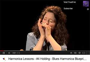 Annie Raines teaches harmonica